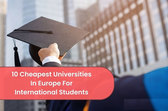 most affordable universities in europe for international students