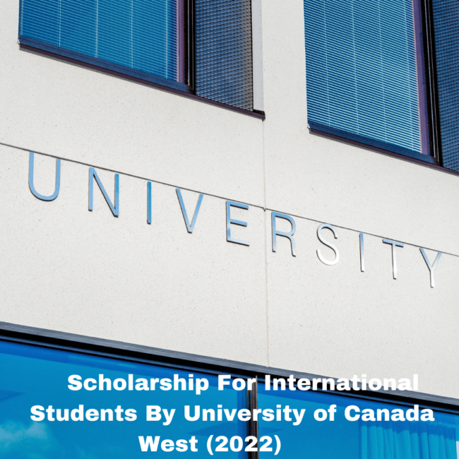 Scholarship For International Students By University of Canada West