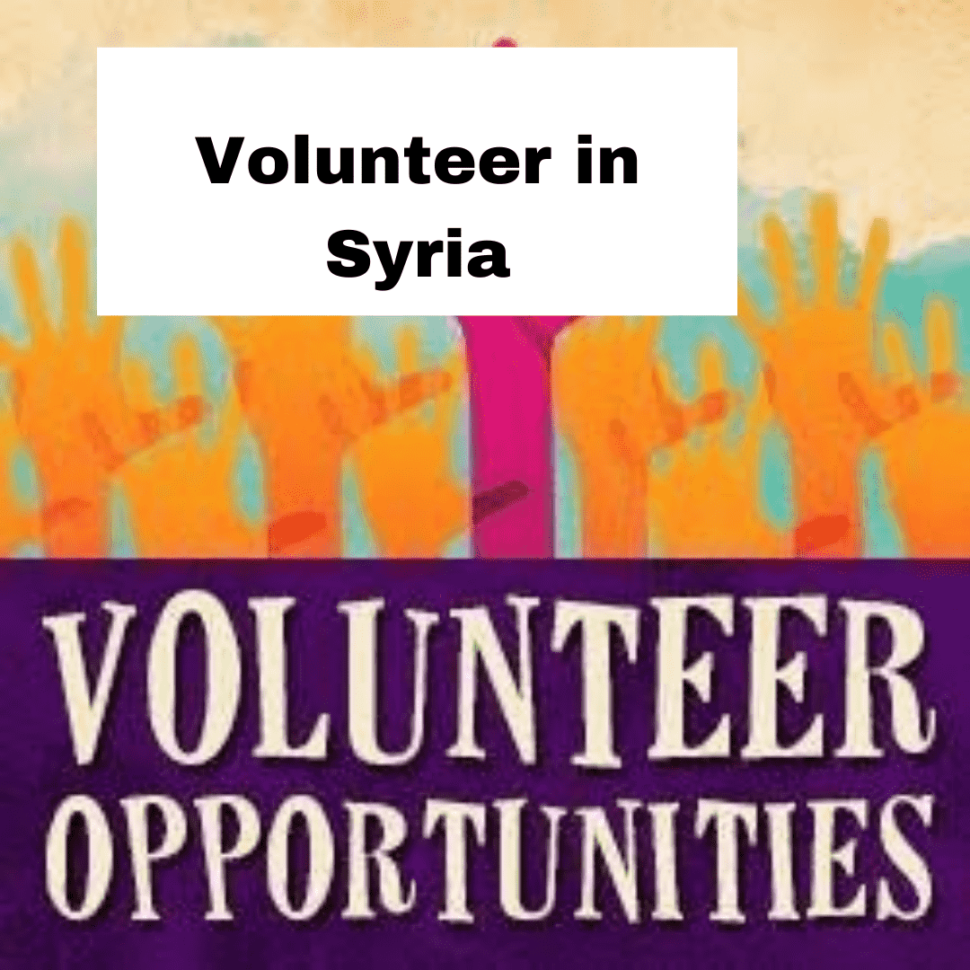 Volunteer in Syria